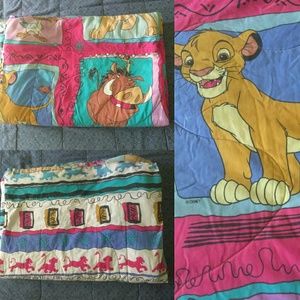 Disney Other Vtg 90s Lion King Twin Comforter Quilt Poshmark